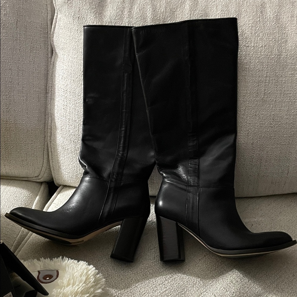 Ariat Two24 Bella Black Leather Knee-High Boots
